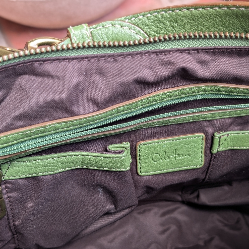 Vintage Cole Haan Village Green Purse Shoulder Bag Hobo 90's Y2K - Picture 11 of 15